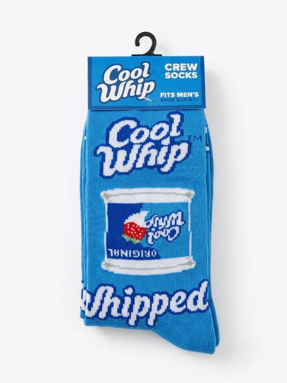 NWT Cool Whip Men’s Crew Socks (Fits Shoe Size 6-12) – New with Tags